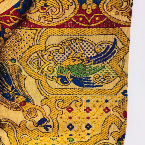 Cotton Embroidered Tapestry Table Topper Made In Barcelona Square 49 x 49 Inches - Picture 6 of 8